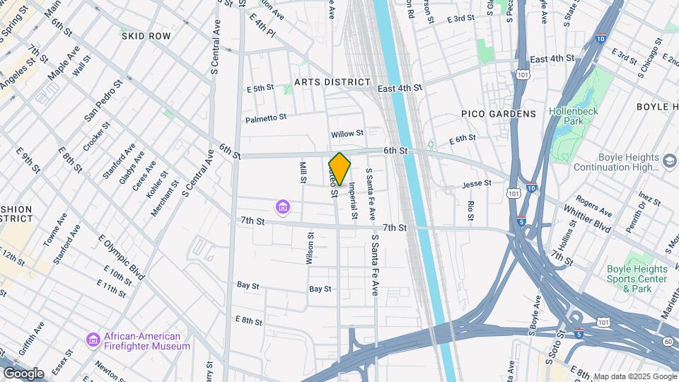 Brick Lofts Map and Location Details