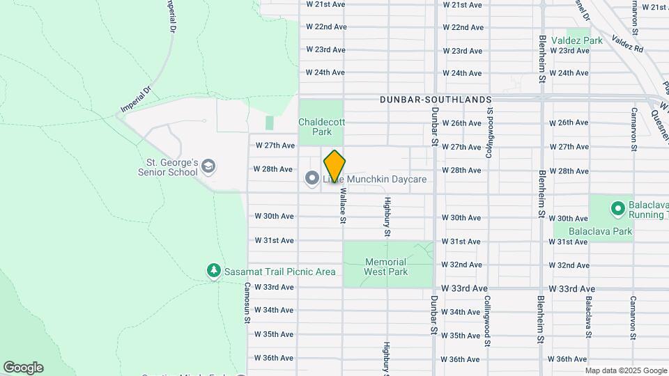 3917 W 29th Ave Map and Location Details