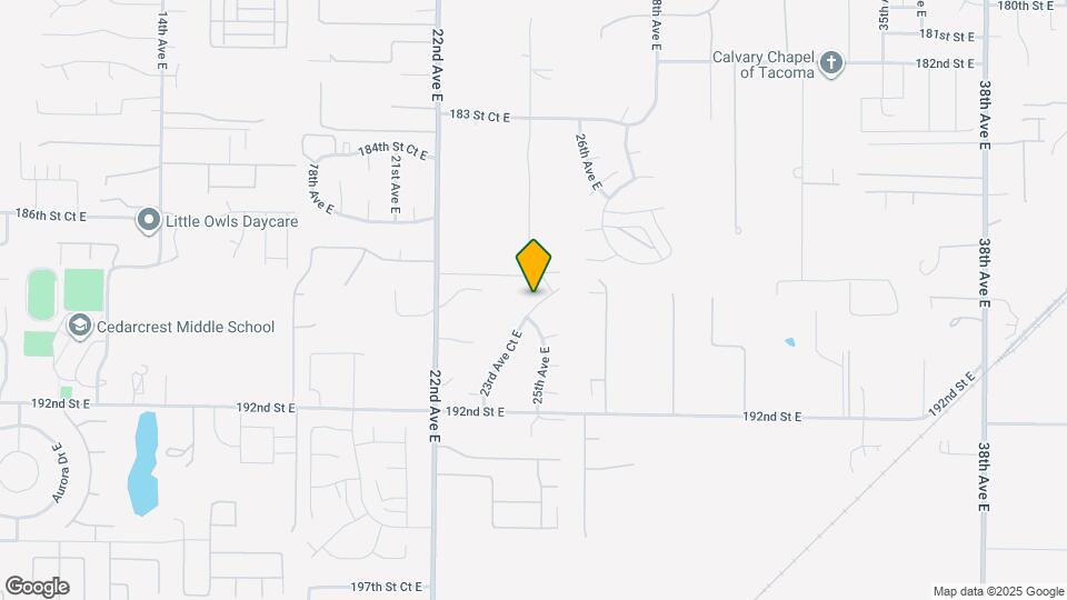 18830 23rd Ave Ct E Map and Location Details