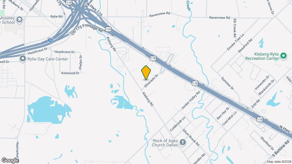 2207 Silverado Dr Map and Location Details