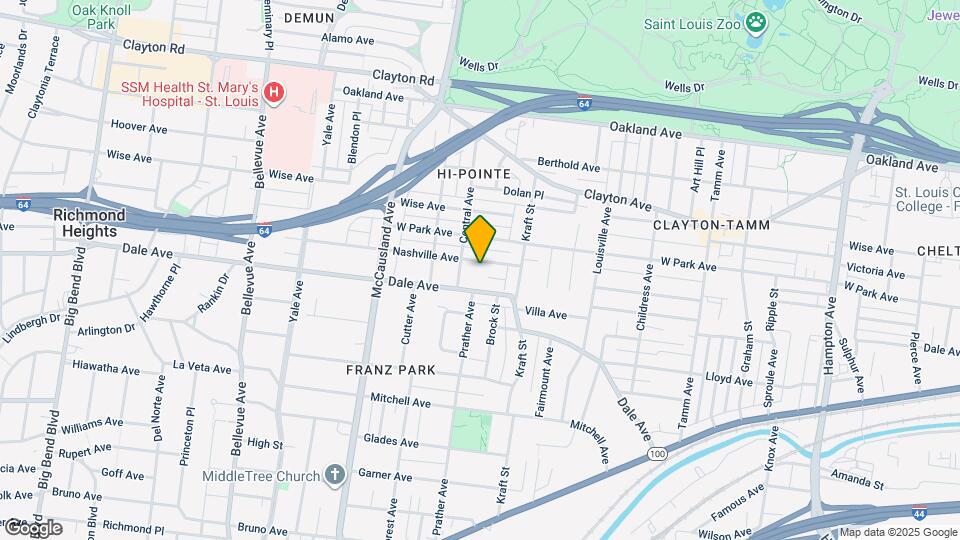 6746 Nashville Ave Map and Location Details