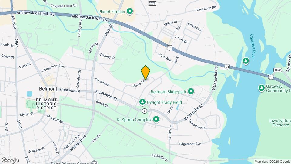 214 Howe St Map and Location Details