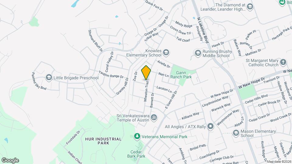 2301 Giddens Dr Map and Location Details