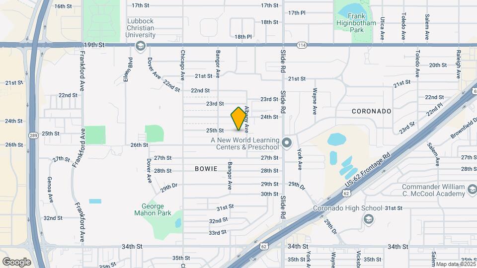 5307 25th St Map and Location Details