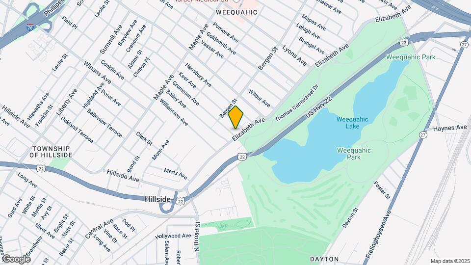 Weequahic Park Apartments III Map and Location Details