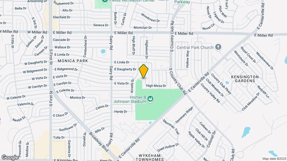 2501 Highmont Dr Map and Location Details