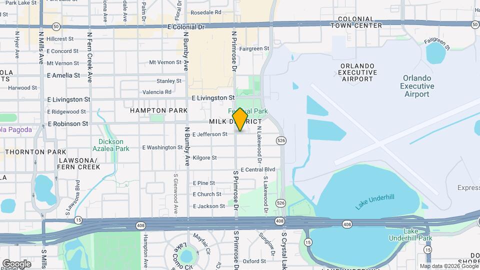 2822 E Jefferson St Map and Location Details