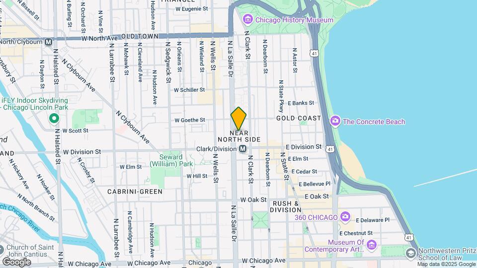 1235 N La Salle Dr, Unit 5A Map and Location Details