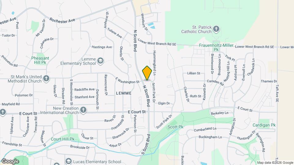 1003 Scott Park Dr Mapa y Detalles de la Ubicación