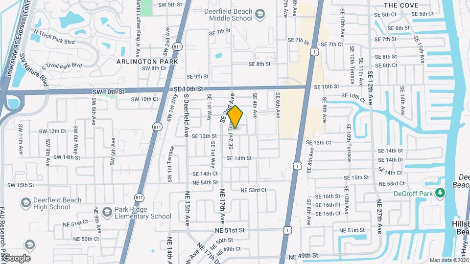 219 SE 13th St Map and Location Details