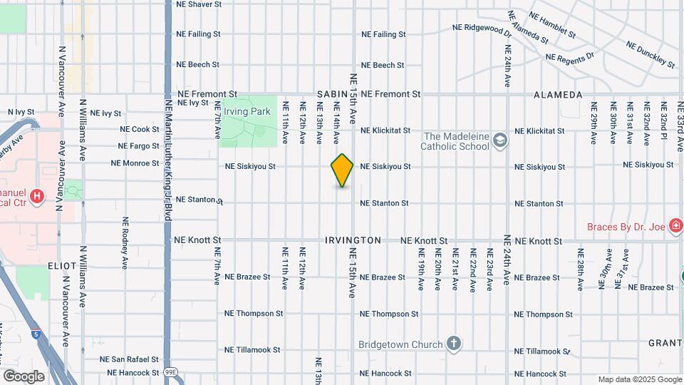 2924 NE 14th Ave Map and Location Details