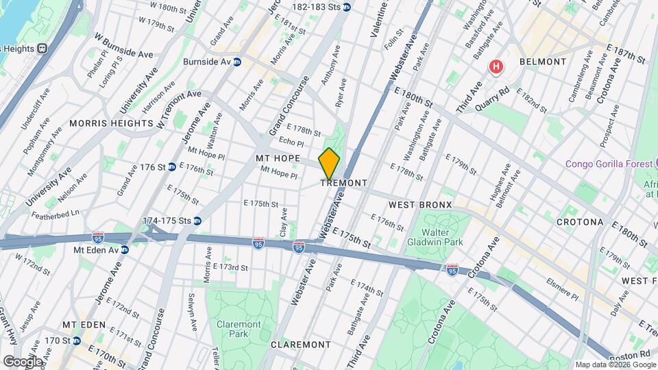 1875 Carter Ave, Unit 1s Mapa y Detalles de la Ubicación