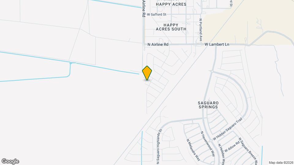 9380 W Huisache Trail Map and Location Details