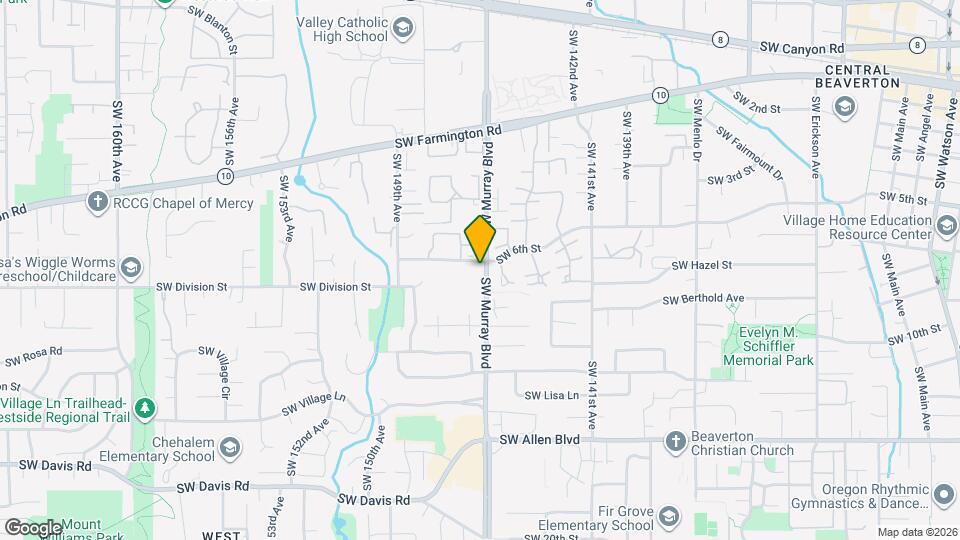 14500 SW 6th St Map and Location Details