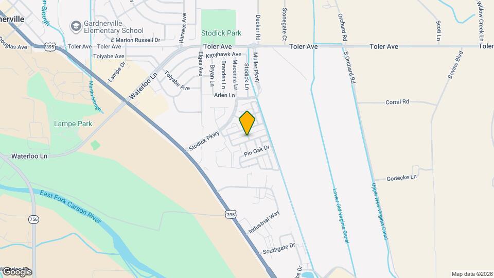 1416 Sugar Maple Ave Map and Location Details