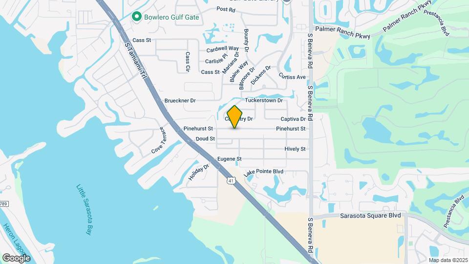 2140 Pinehurst St Map and Location Details