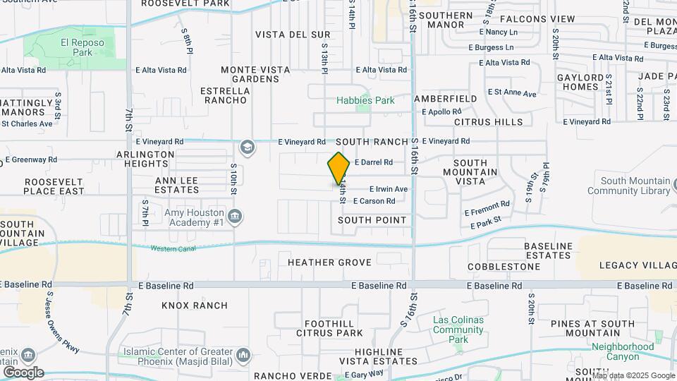 7027 S 13th Way Map and Location Details