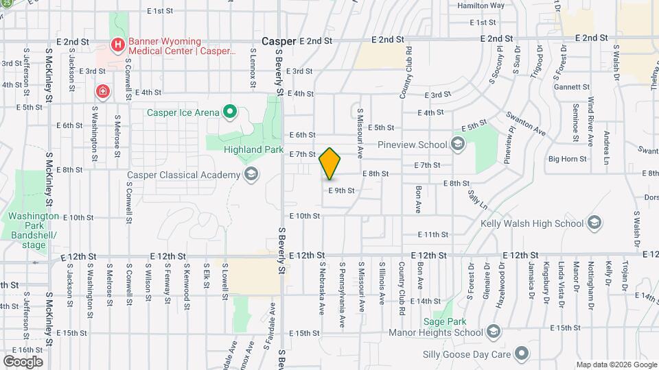 2414 E 9th St Map and Location Details