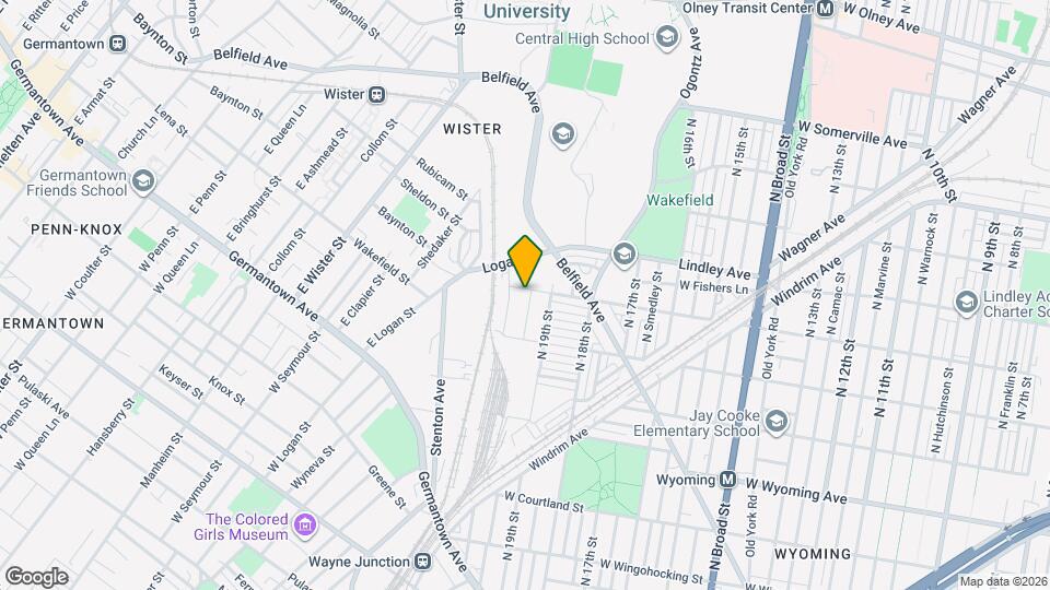 1928 W Ruscomb St Map and Location Details