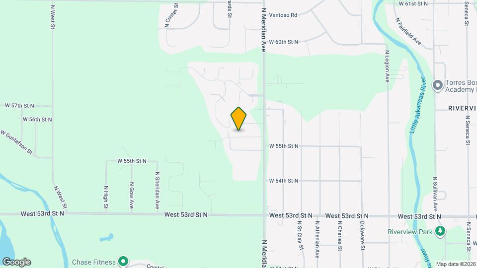 2624 W 55th Cir N Map and Location Details