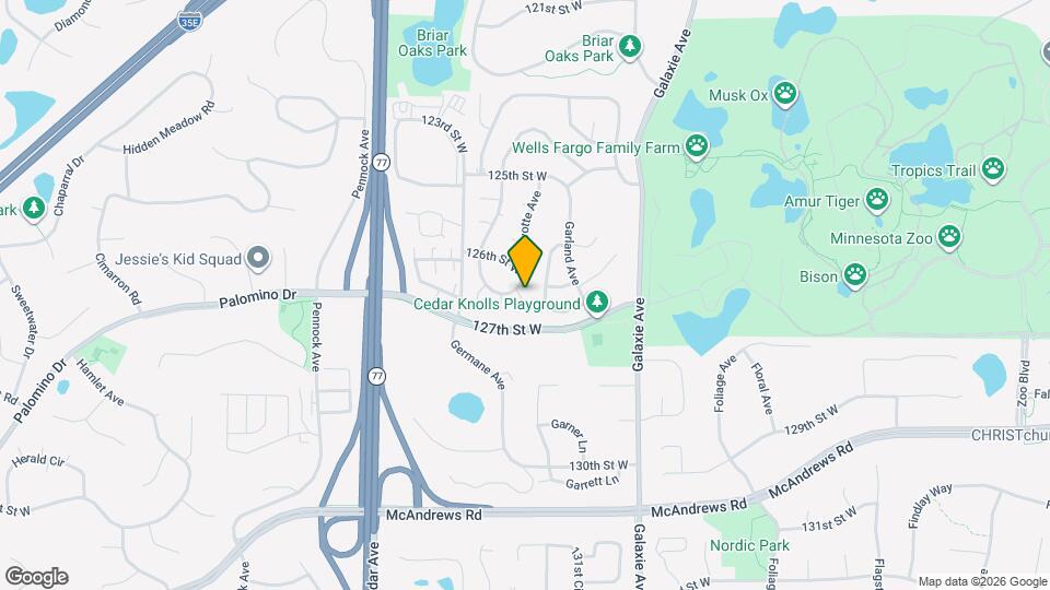 12710 Granger Ct Map and Location Details