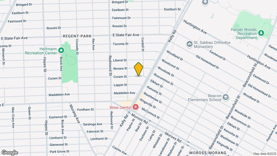 16284 Coram St Mapa y Detalles de la Ubicación