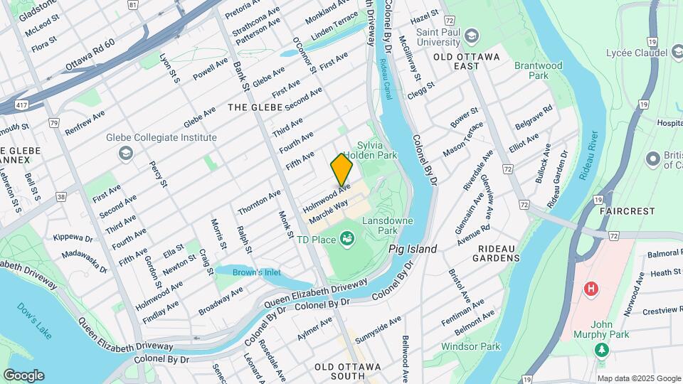 34 Holmwood Av Map and Location Details