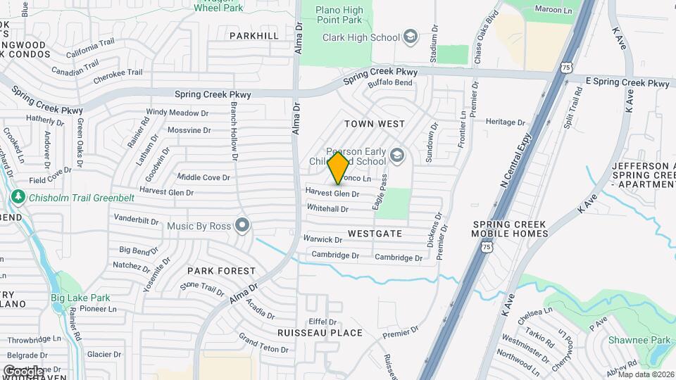 845 Harvest Glen Dr Map and Location Details