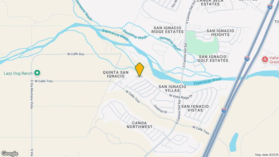 4579 S Camino del Tejon Mapa y Detalles de la Ubicación