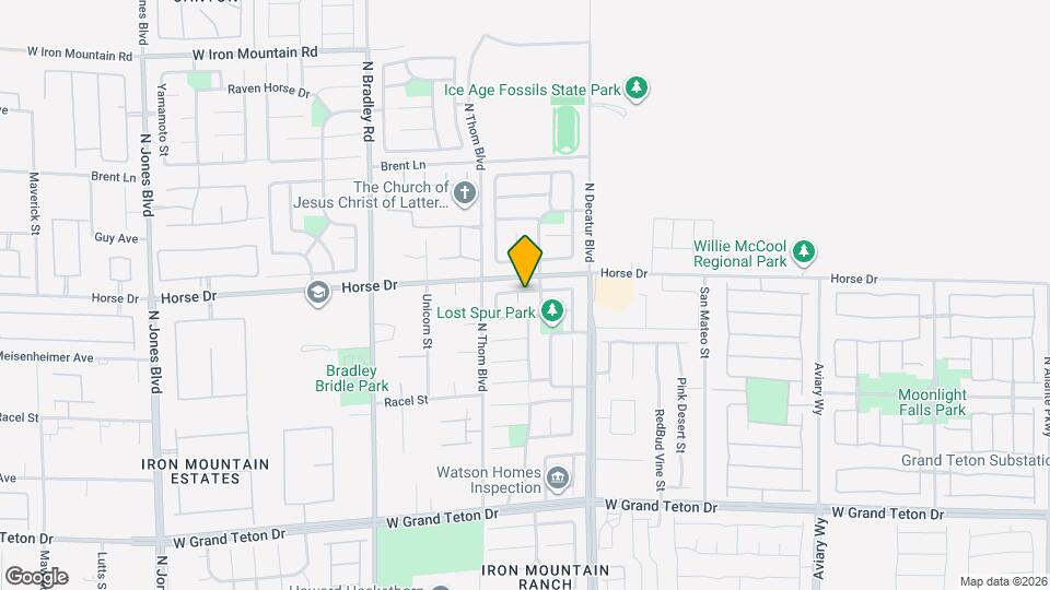 8332 N Blazing Sky Ct Map and Location Details