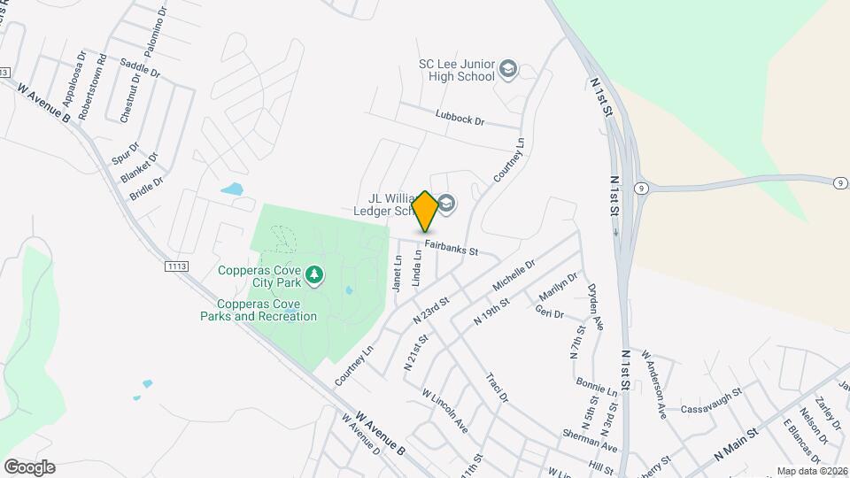 1506 Fairbanks St Map and Location Details