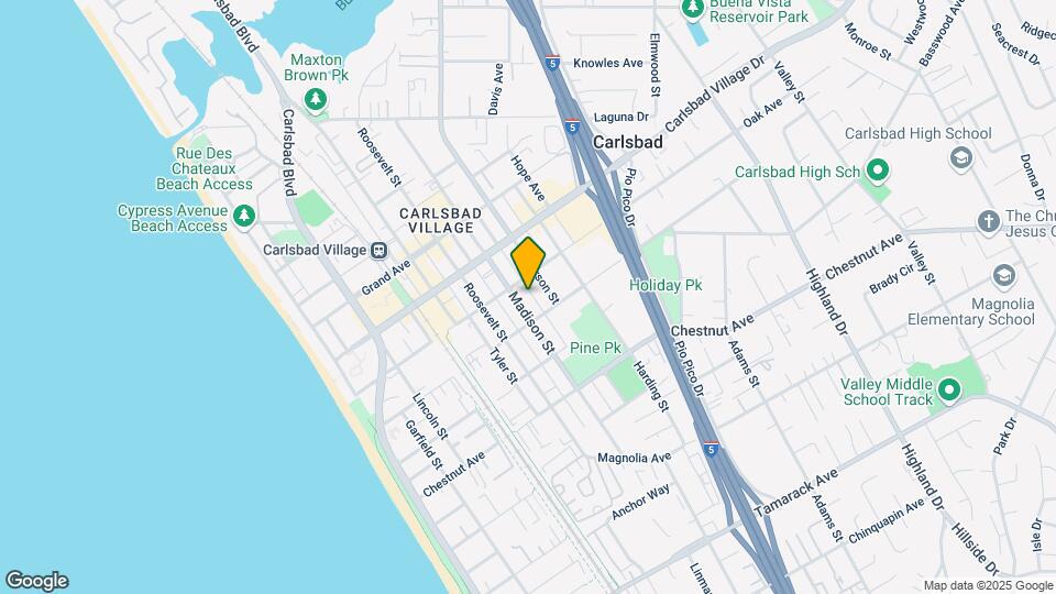Carlsbad Village Apartments Map and Location Details