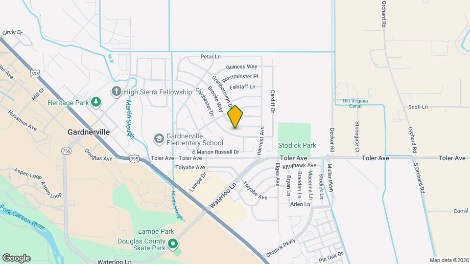 1358 Chichester Dr Mapa y Detalles de la Ubicación