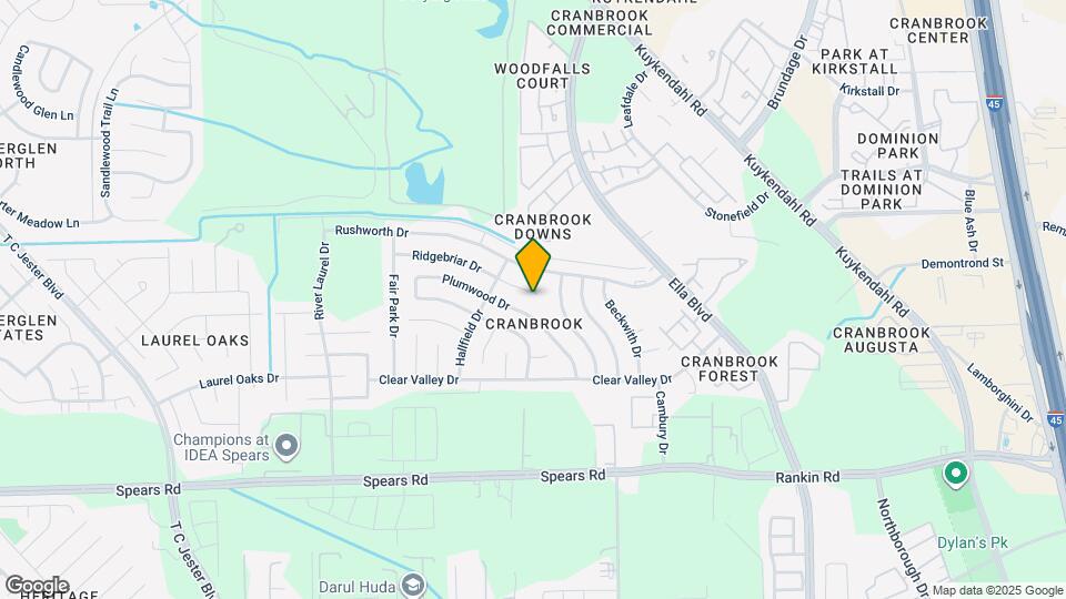 1511 Ridgebriar Dr Map and Location Details