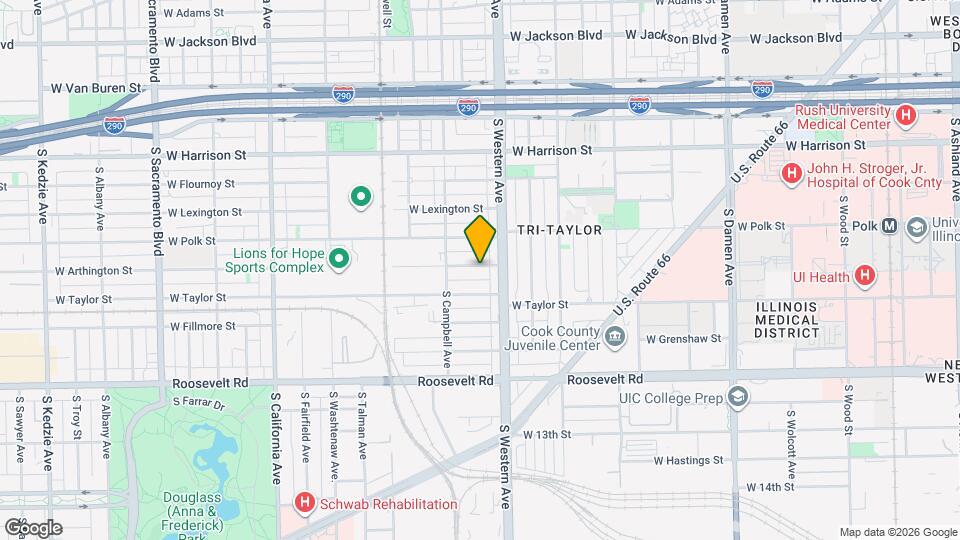 2425 W Arthington St Mapa y Detalles de la Ubicación