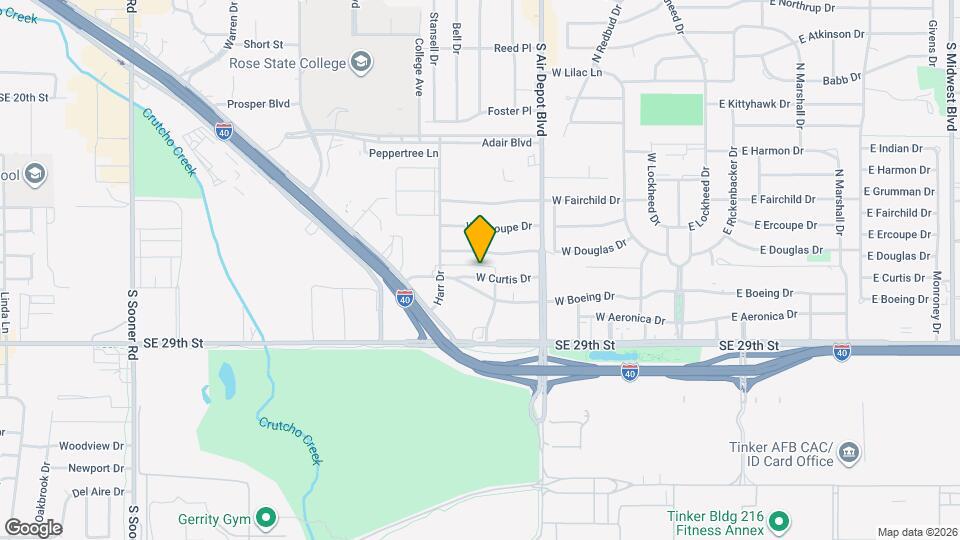 431 W Curtis Dr Map and Location Details