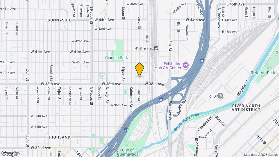 3820 Jason St Map and Location Details