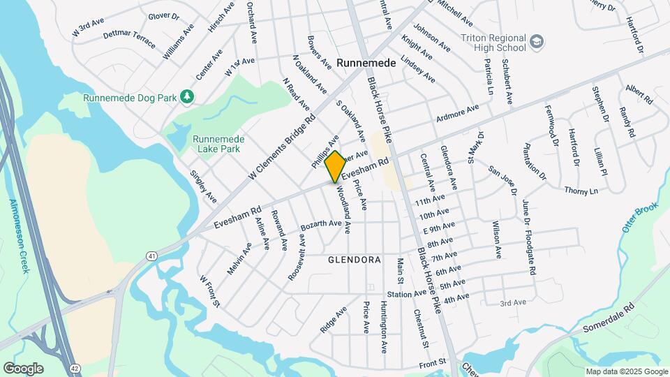 304 W Evesham Rd Map and Location Details