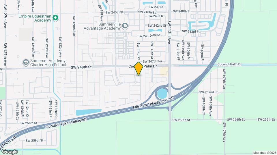 11417 SW 250th St Map and Location Details