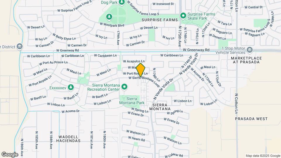 17754 W Langer Ln Map and Location Details
