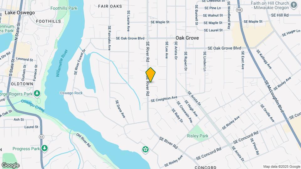 1805 SE Anspach St Map and Location Details