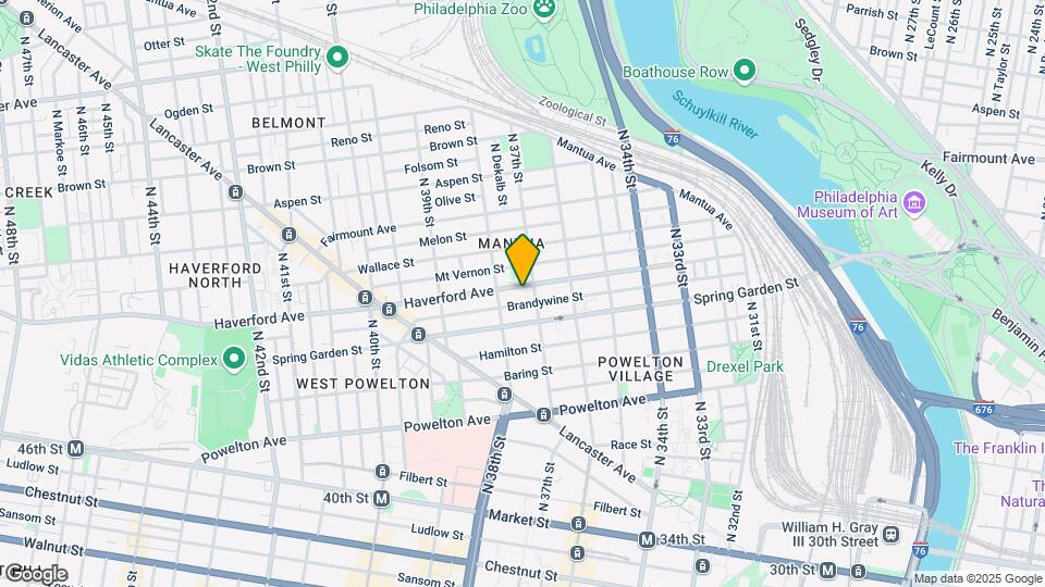 3714 Haverford Ave Map and Location Details