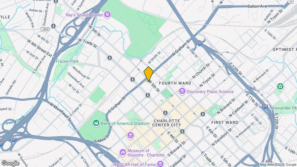 425 W 5th St Map and Location Details