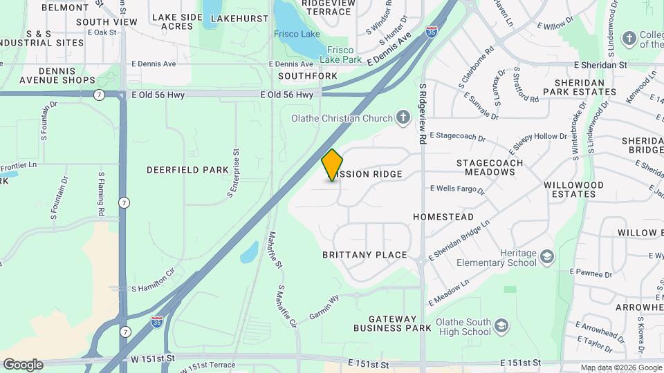 1142 E Frontier Dr Map and Location Details