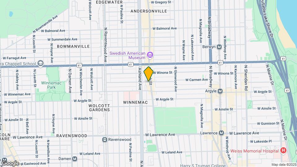 5058 N Clark St Map and Location Details