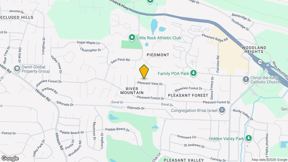 12710 Pleasant View Dr Map and Location Details