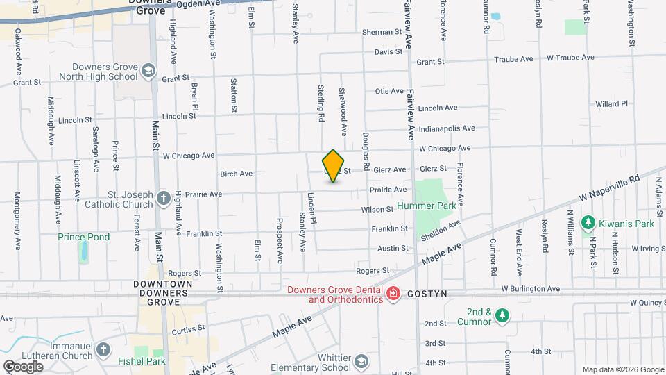 548 Prairie Ave Map and Location Details