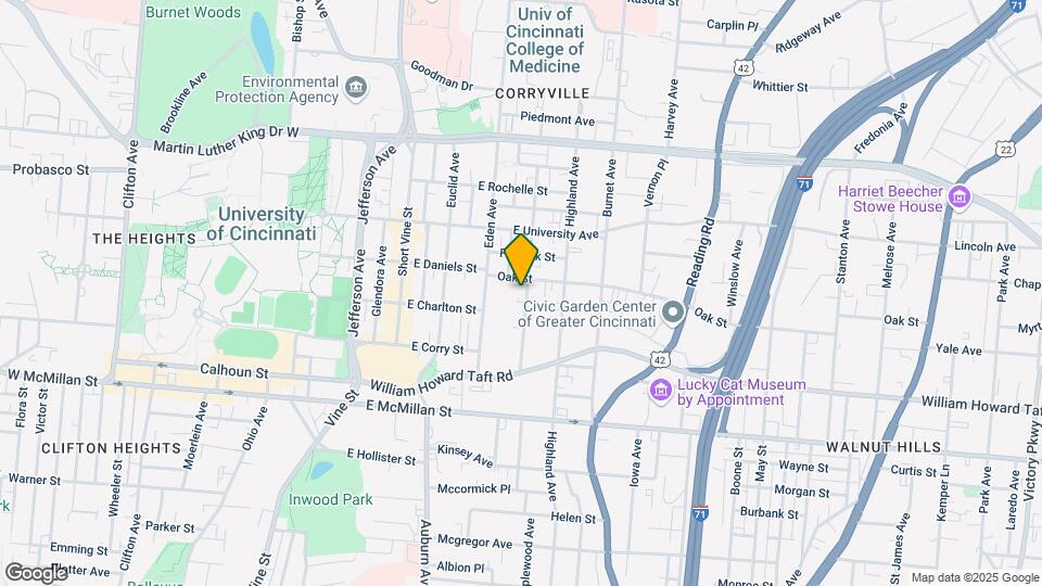 2665 Bellevue Ave Map and Location Details