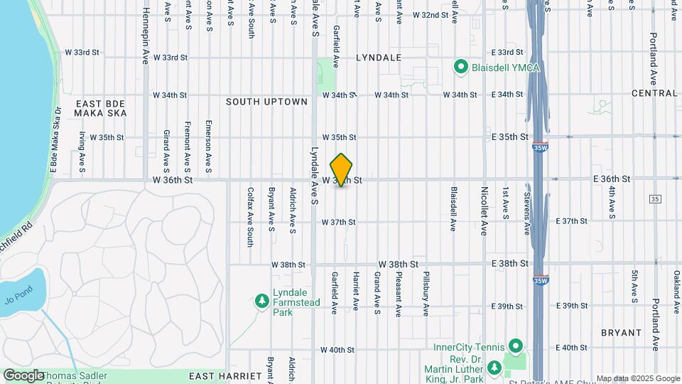 3611 Garfield Ave Mapa y Detalles de la Ubicación