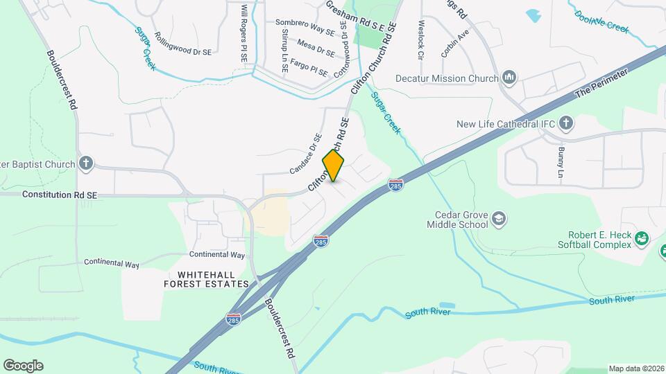 3262 Sugar Creek Falls Ave SE Mapa y Detalles de la Ubicación